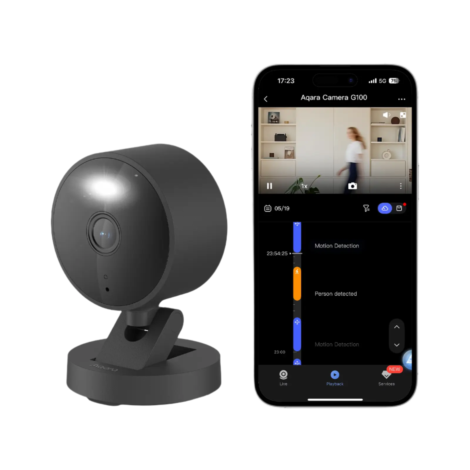 Aqara Camera G100 2K Indoor/Outdoor Security Camera with HomeKit