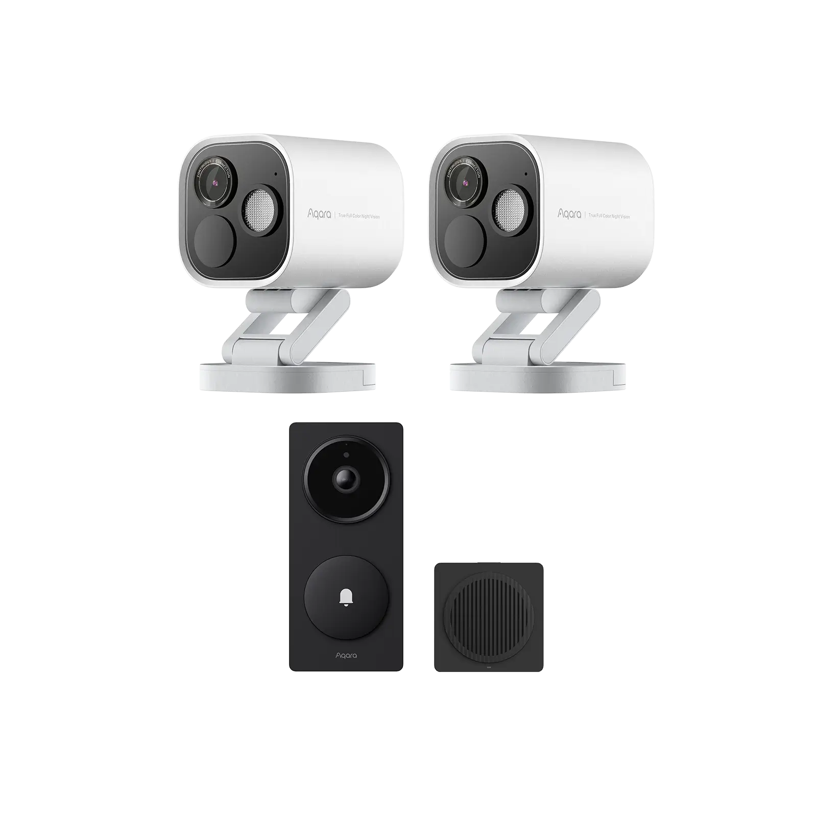 Aqara Pro Surveillance Kit: G410 Video Doorbell & 2x G5 Pro Pan