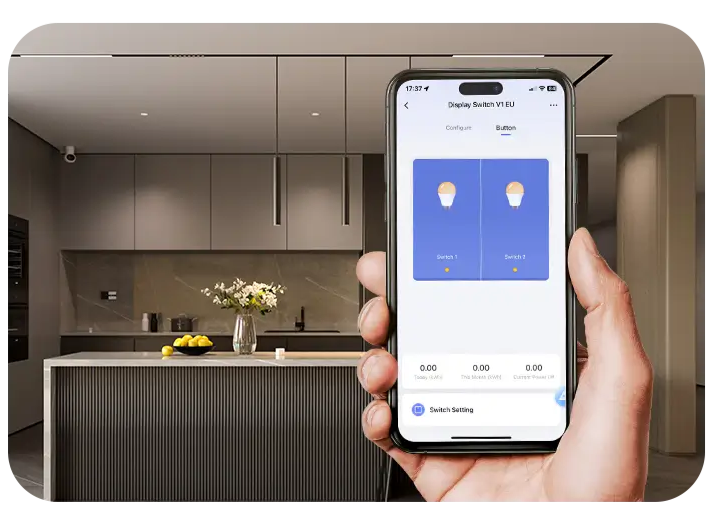 Aqara Display Switch V1 - Real-Time Power Monitoring for Efficiency and Savings