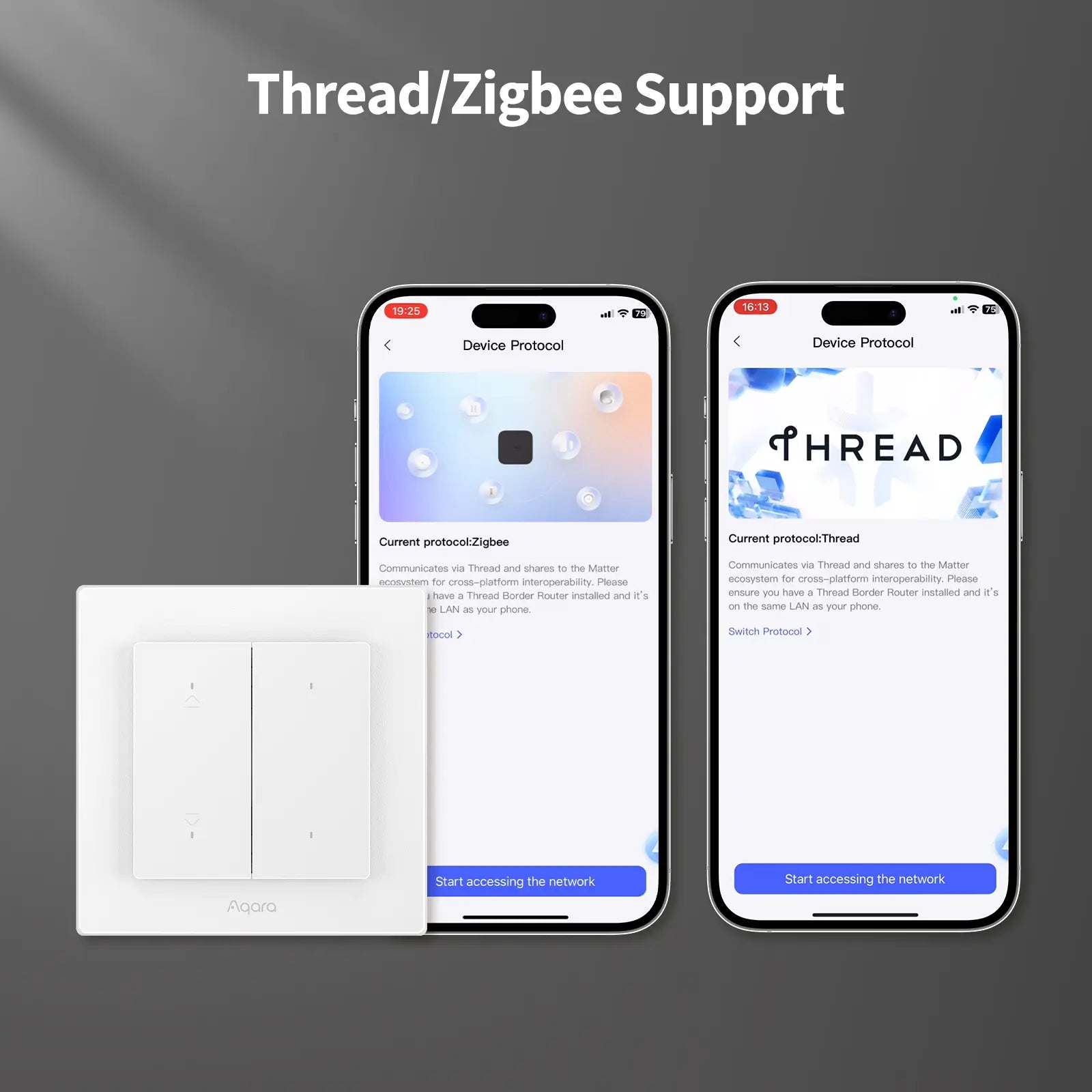 Aqara Shutter Switch H2 EU