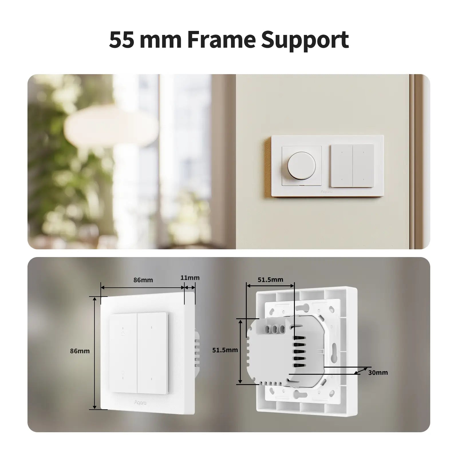 Aqara Shutter Switch H2 EU