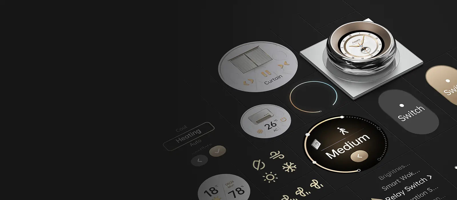 Aqara Touchscreen Dial V1 Manage Multiple Devices