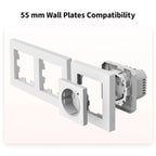 Aqara Wall Outlet H2 EU - Smart Power Socket with Energy Monitoring
