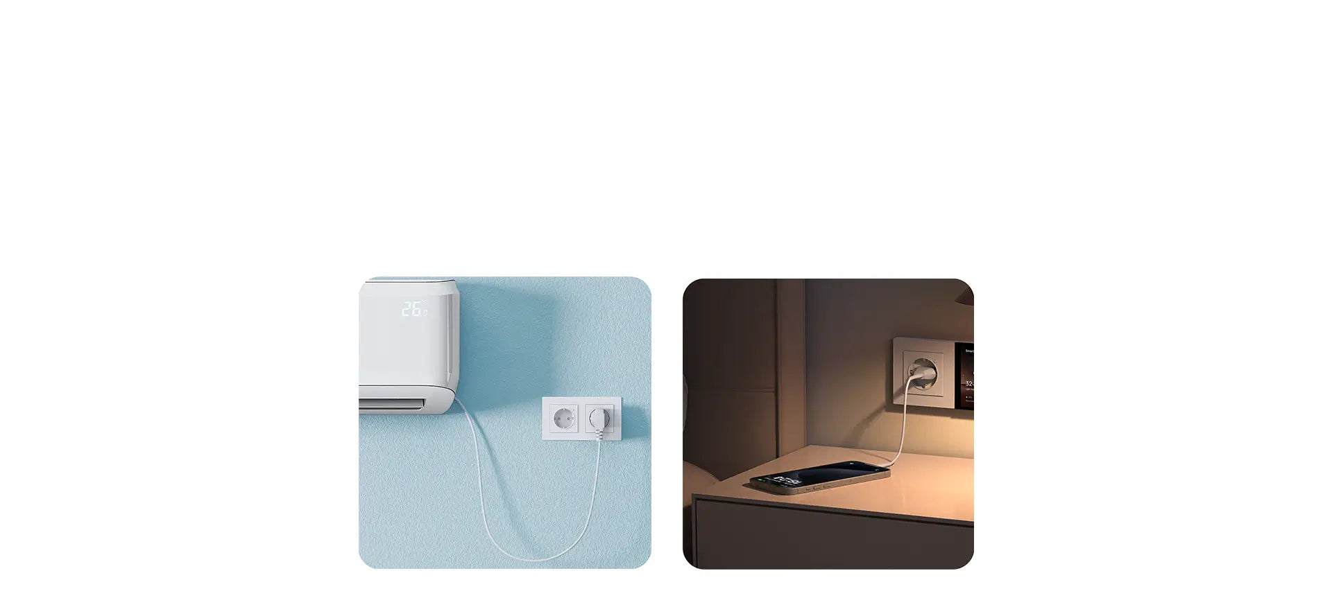 Aqara Wall Outlet H2 EU - Smart Power Socket with Energy Monitoring