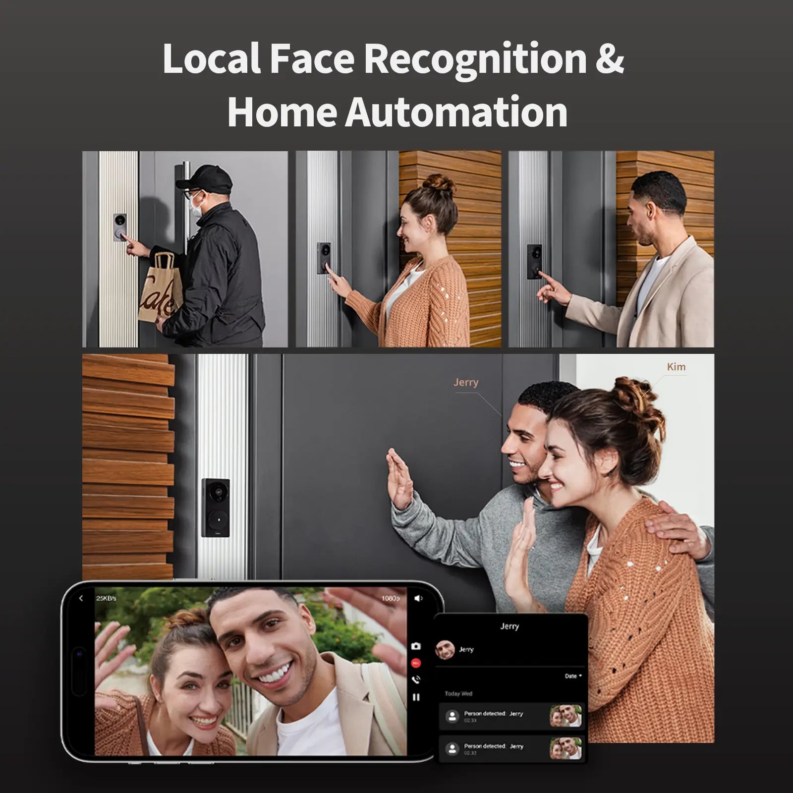 Facial Recognition Apple Smart Doorbell Aqara Video Doorbell G4