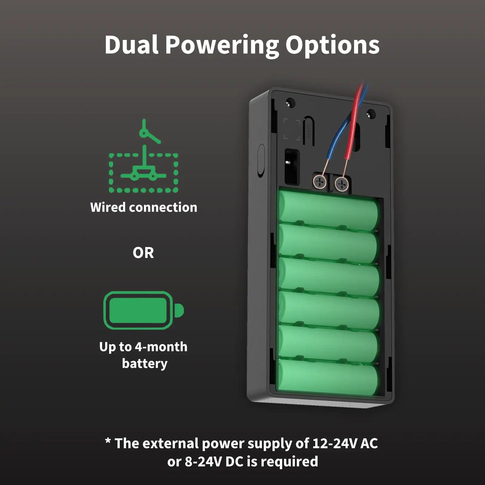 Aqara video doorbell G4 - dual Powering Options