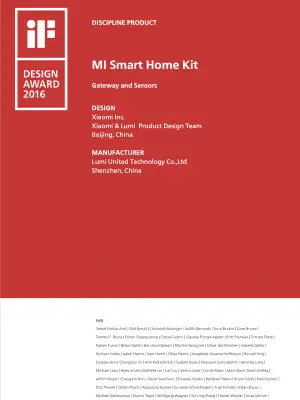 If design reward 2016 aqara