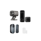 Smart Lock U200 + Camera Hub G5 Pro +Doorbell Camera G400 (Wired) + Door and Window Sensor