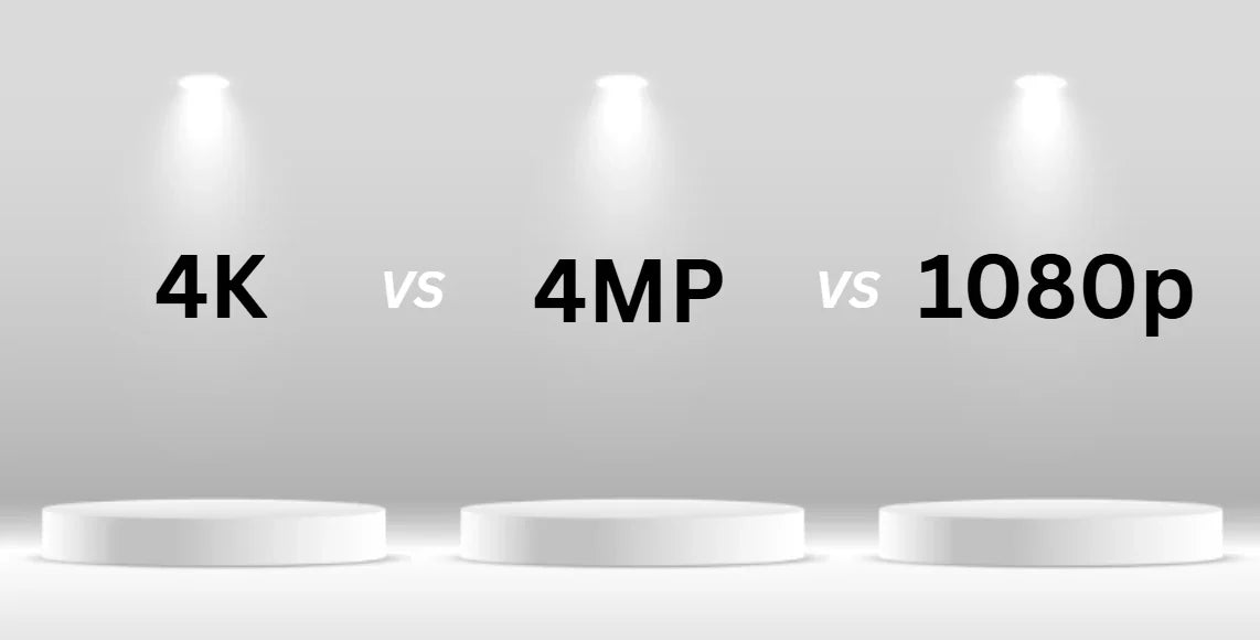 4K vs 4MP vs 1080p (2MP): What's the Difference?