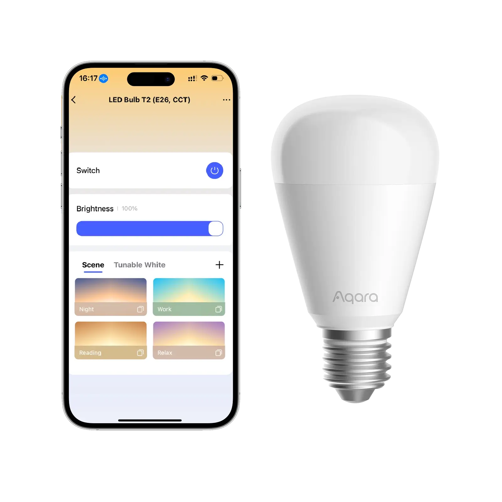 Aqara Smart Bulb T2   E26 E27 