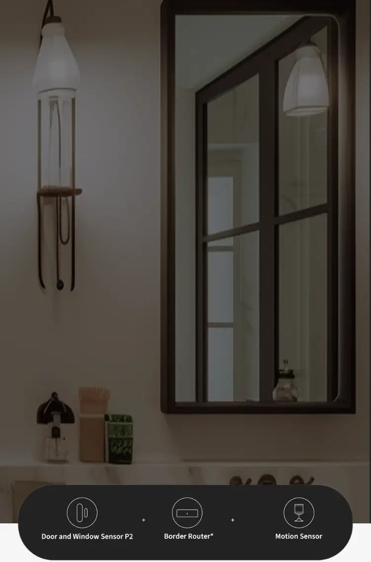 Aqara Door and Window Sensor P2 Advanced Matter Support Home Security Solution