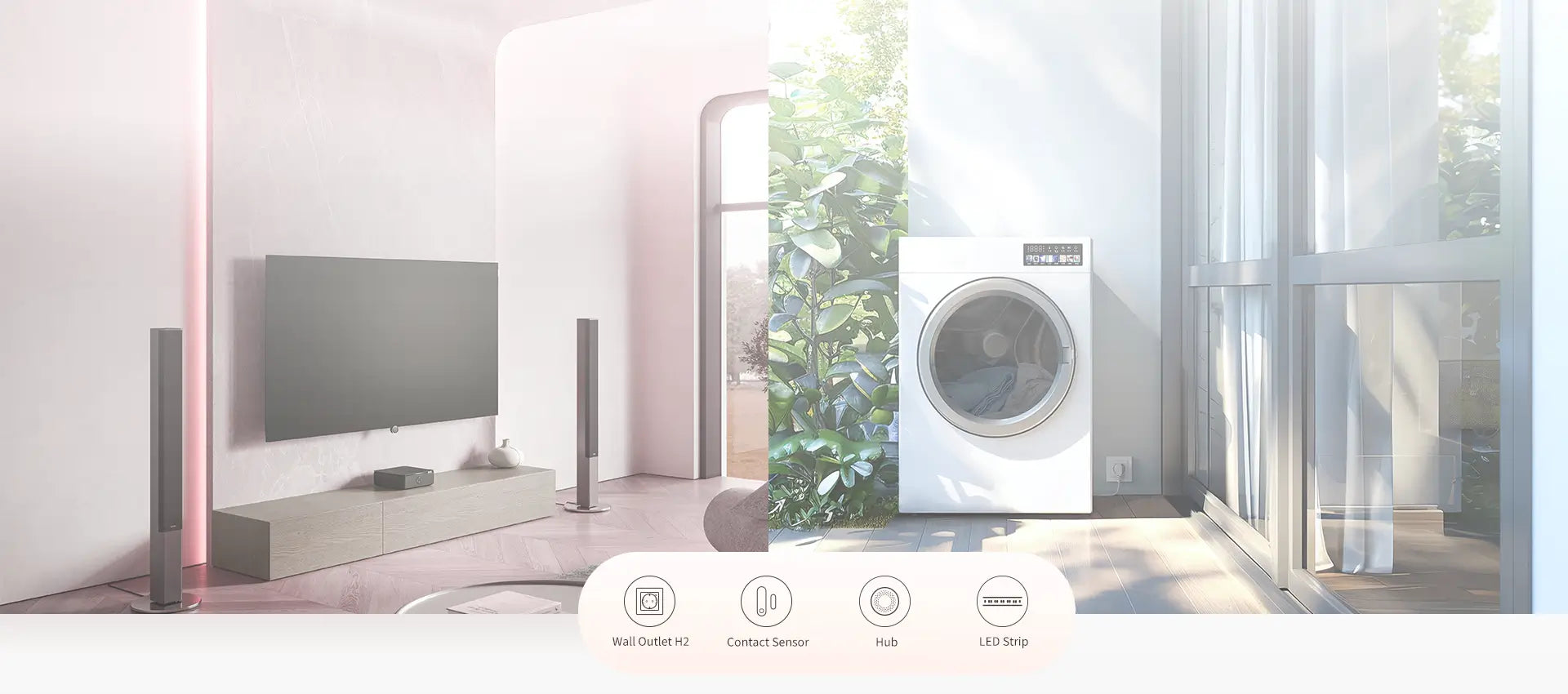 Aqara Wall Outlet H2 EU - Smart Power Socket with Energy Monitoring