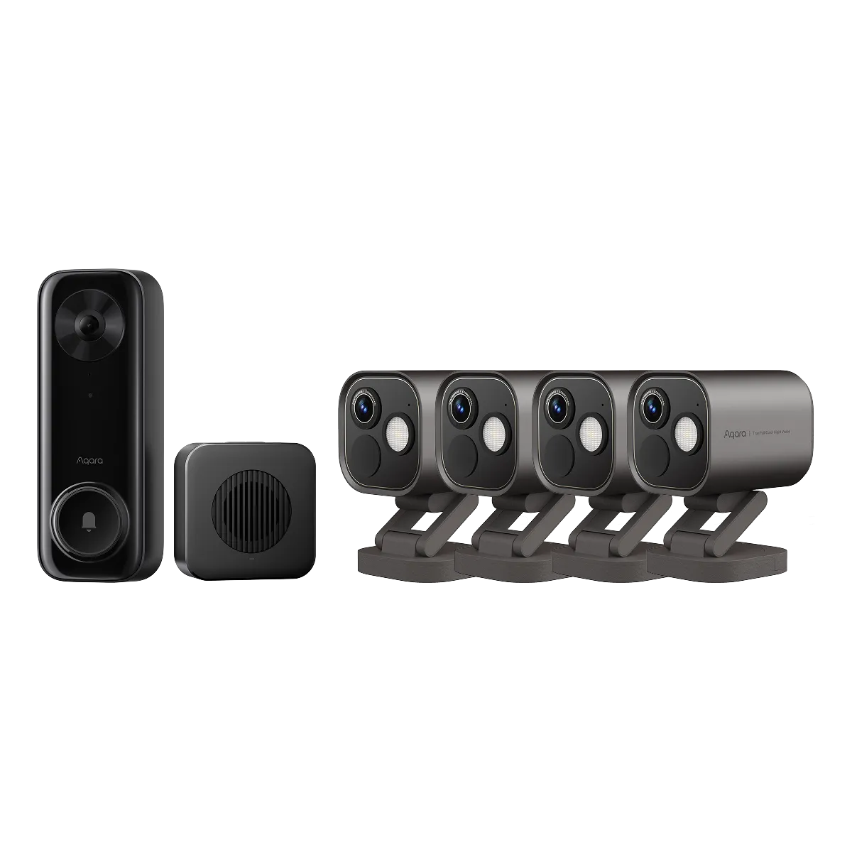 Doorbell Camera G400 (Wired) + Camera Hub G5 Pro(4 Pack)