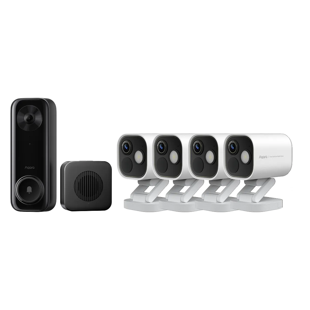 Doorbell Camera G400 (Wired) + Camera Hub G5 Pro(4 Pack)