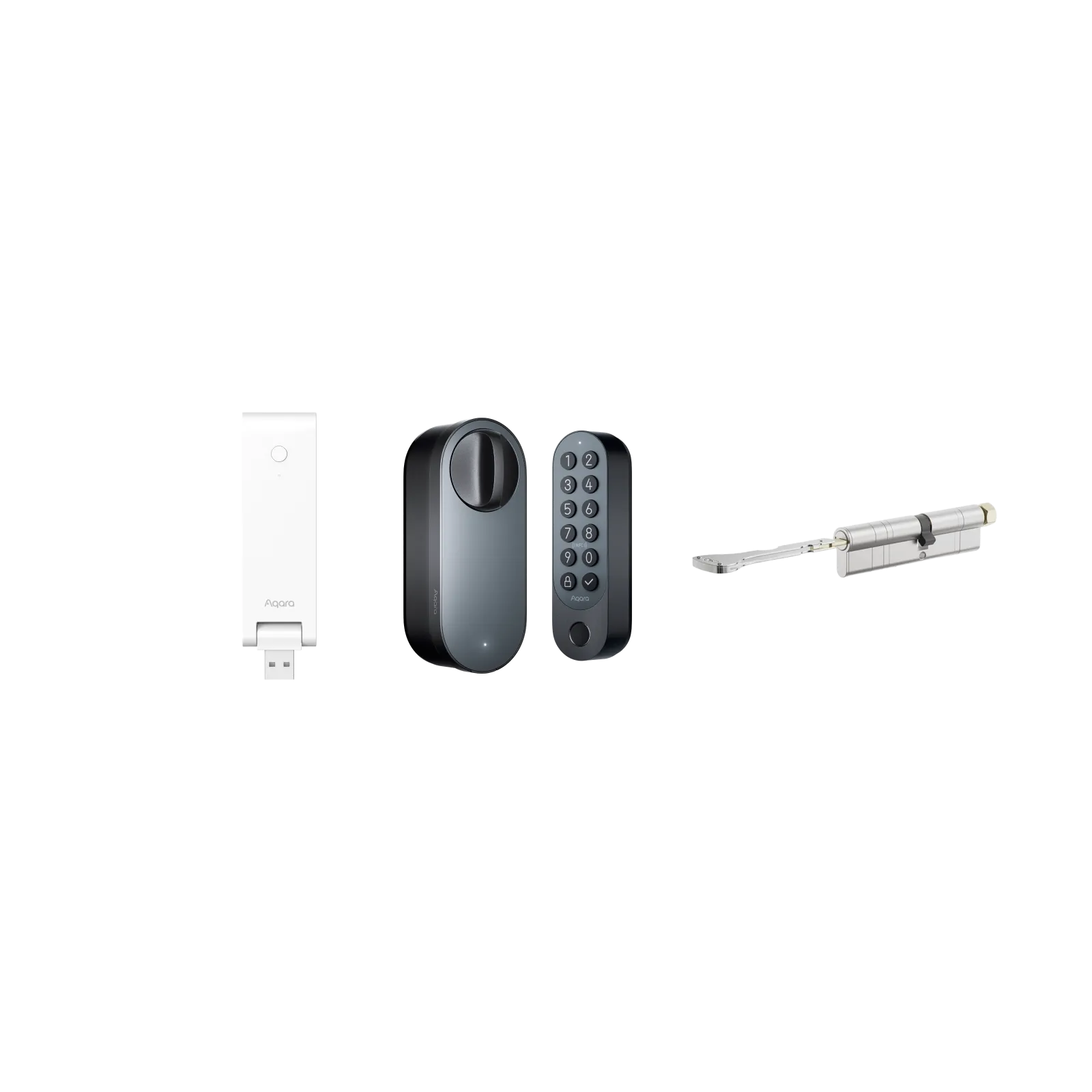 Smart Lock U200 + Hub M100 + Adjustable Cylinder