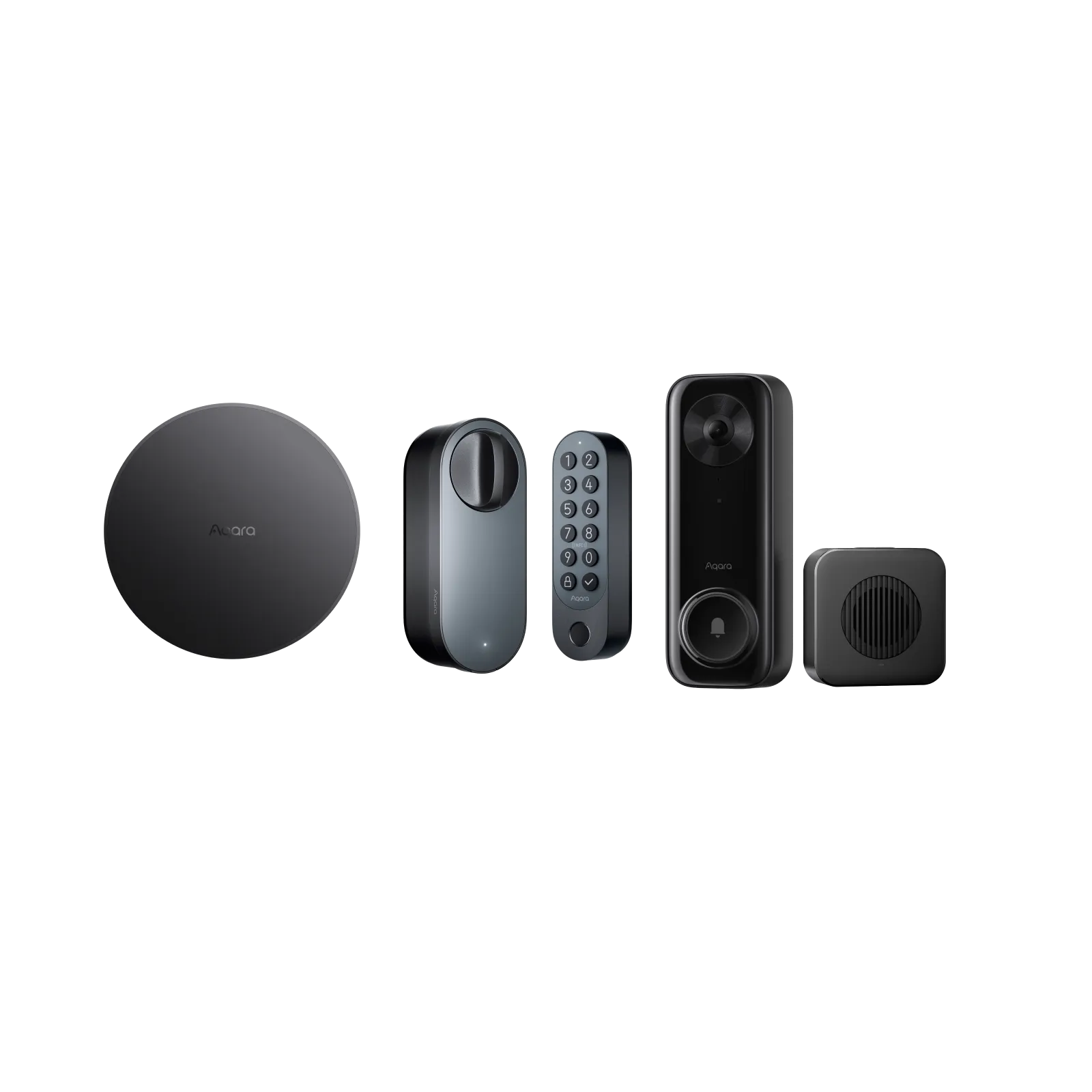 Smart Lock U200 + Doorbell Camera G400 (Wired) + Hub M200