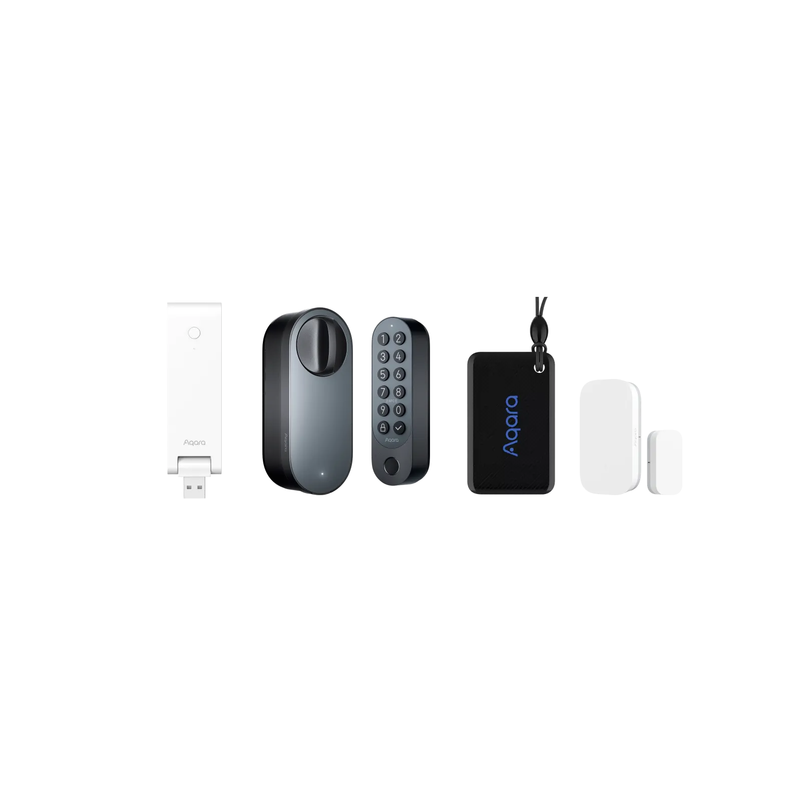 Smart Lock U200 + Hub M100 + NFC + Door and Window Sensor