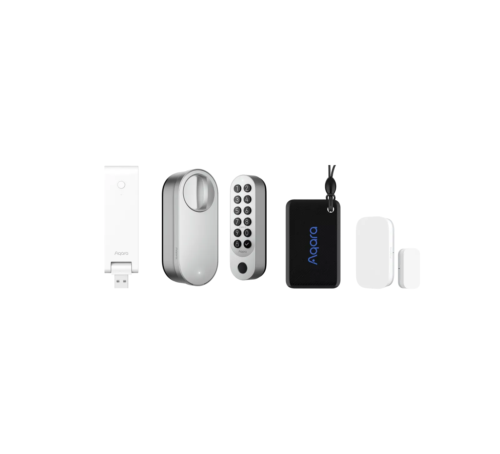Smart Lock U200 + Hub M100 + NFC + Door and Window Sensor