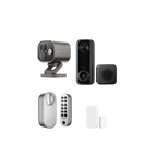 Smart Lock U200 + Camera Hub G5 Pro +Doorbell Camera G400 (Wired) + Door and Window Sensor