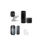 Smart Lock U200 + Camera Hub G5 Pro +Doorbell Camera G400 (Wired) + Door and Window Sensor