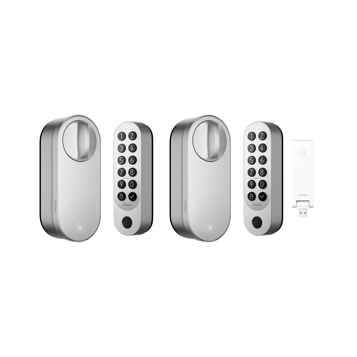 Smart Lock U200 (2 Pack) + Hub M100