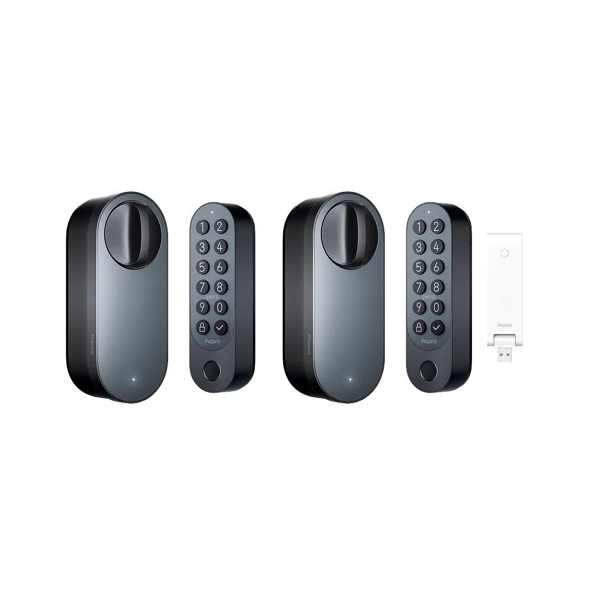 Smart Lock U200 (2 Pack) + Hub M100